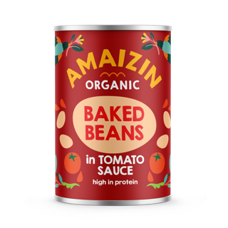 Witte bonen in tomatensaus van Amaizin, 6x 400 g